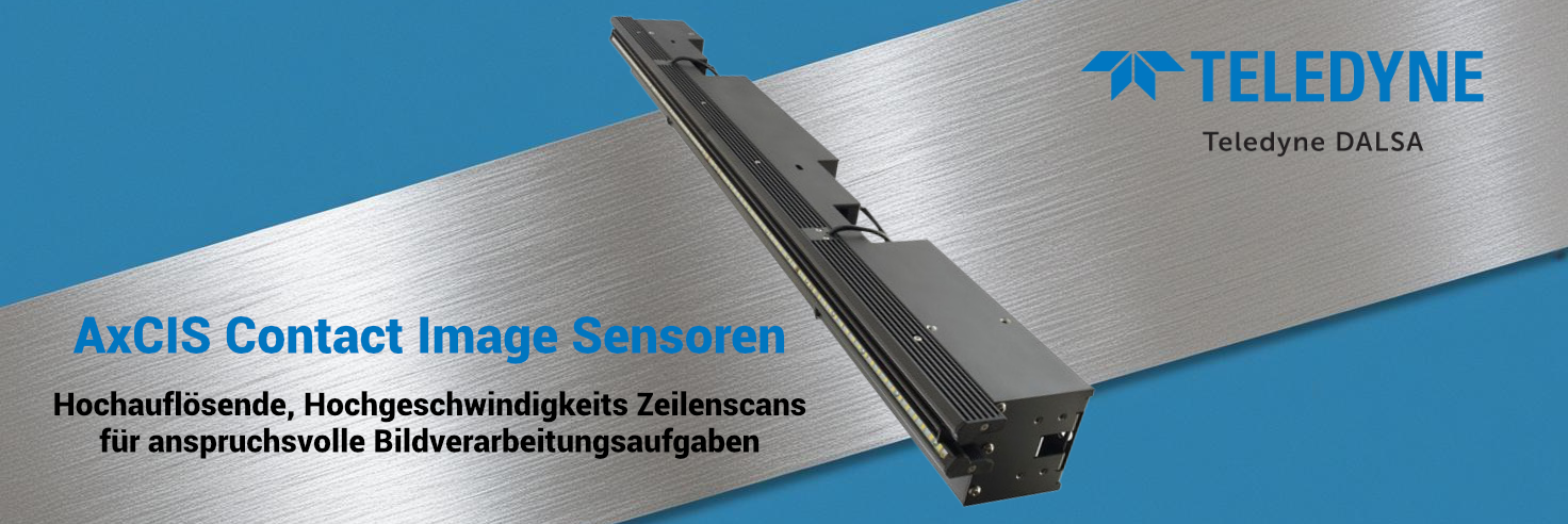 AxCIS contact image sensor inspecting steel strip for smallest holes